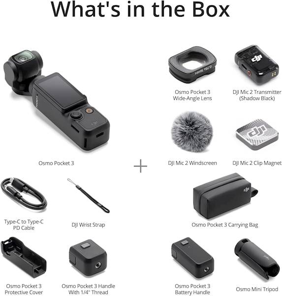 DJI KAM.SPORTOWA OSMO POCKET 3 CREATOR COMBO