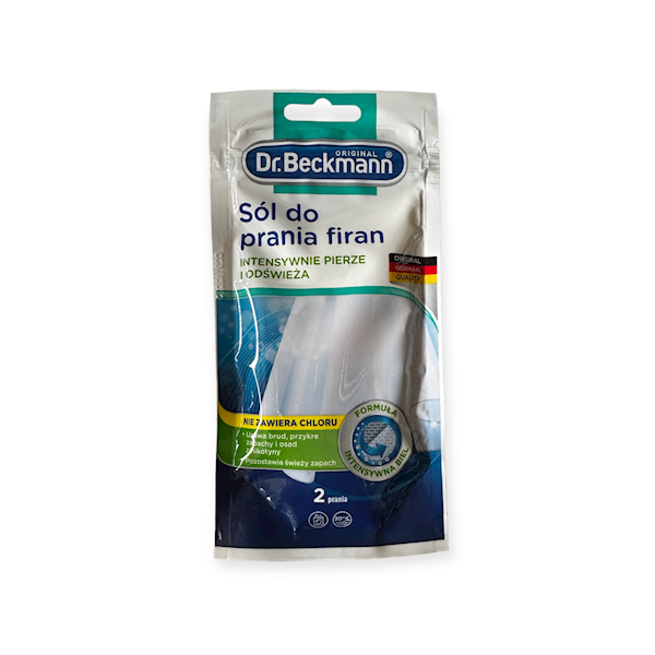 Dr.Beckmann Sól do prania firan 80g.