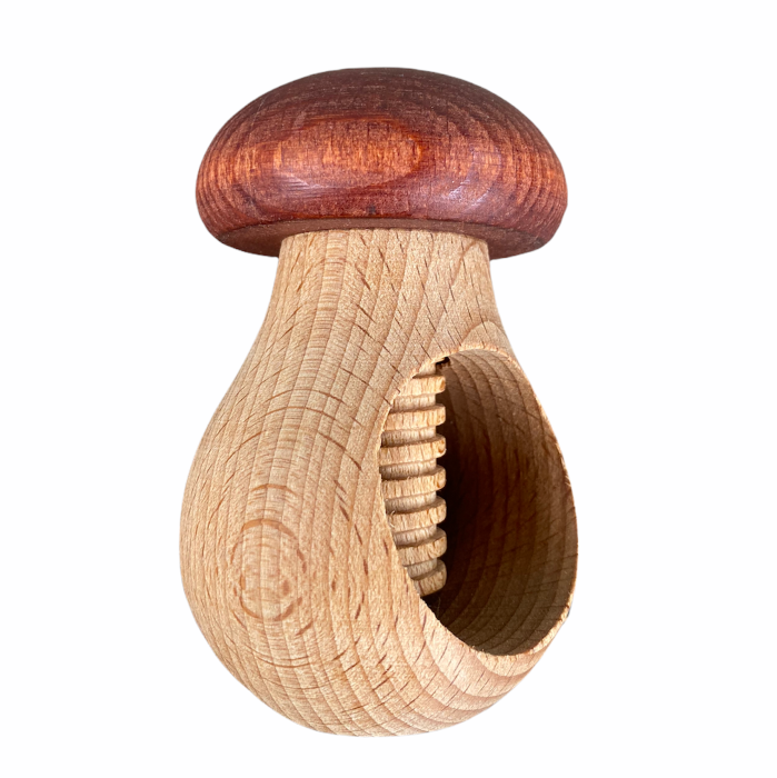 Dziadek do orzechów grzybek-drewno