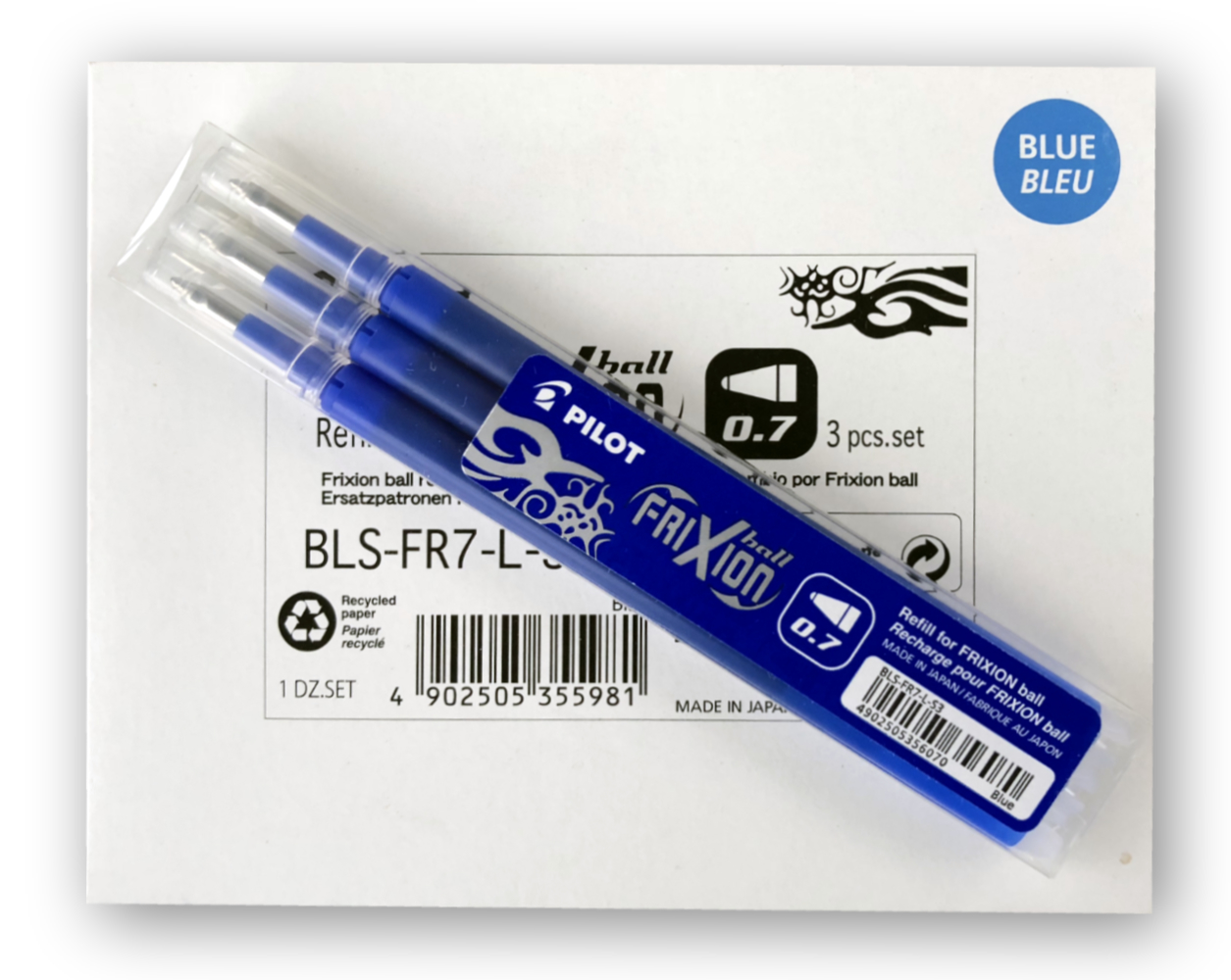 Długopis ścieralny PILOT wkład /3szt.