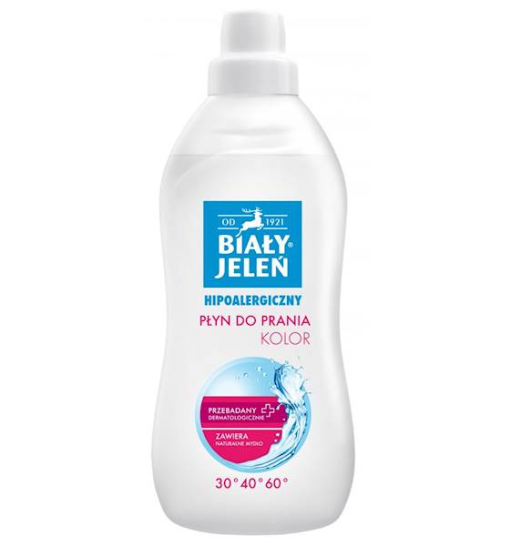 Biały Jeleń Płyn do prania tkanin KOLOR 1,00L