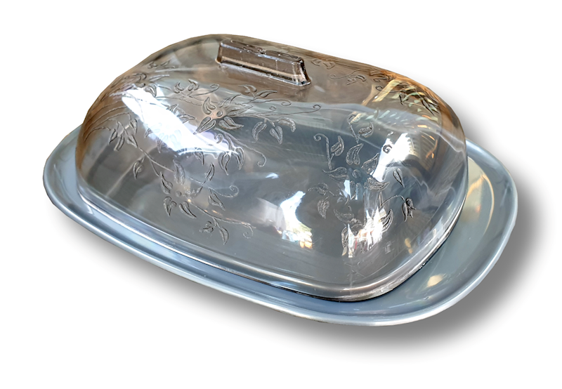 Maselniczka owalna M102 LIP/srebrna