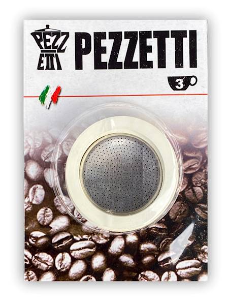 Uszczelki Pezzetti 3szt+sitko Alu 3Tz.