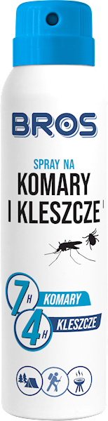 BROS Spray na komary i kleszcze 90ml.