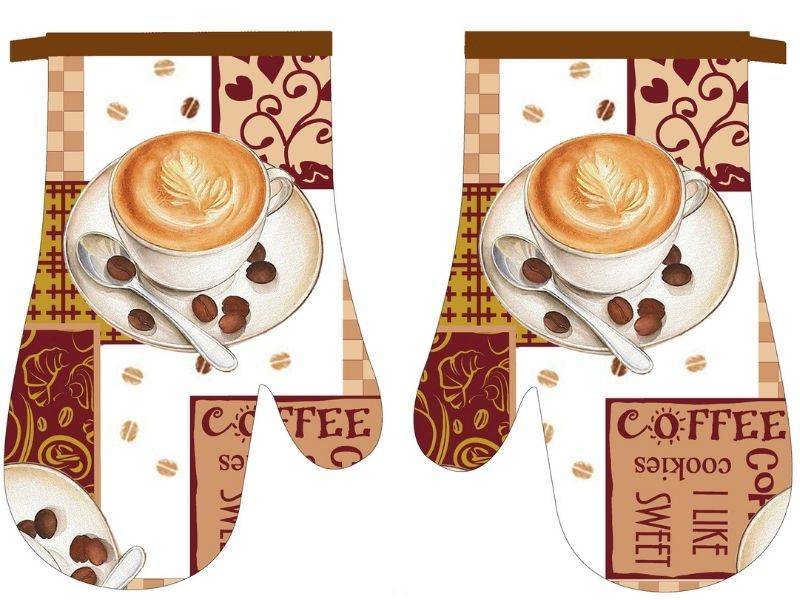 Rękawice kuchenne Cappuccino II/0817FS02B