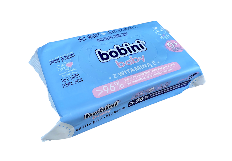 Chusteczki nawilżone Bobini Baby Wit.E