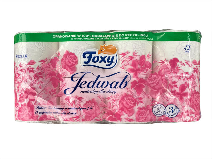 Papier toaletowy FOXY JEDWAB A'8