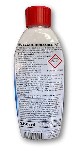 Odkamieniacz BUZZGOL 250ml