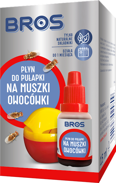 BROS Płyn do pułapek na muszki owocówki 