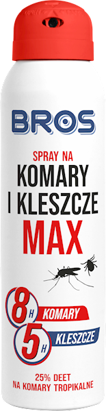 BROS Spray na komary i kleszcze MAX