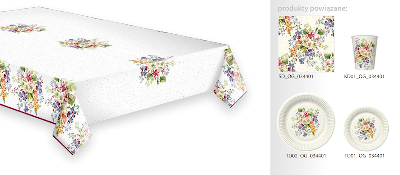 Obrus papierowy DAISY OG-P-034401