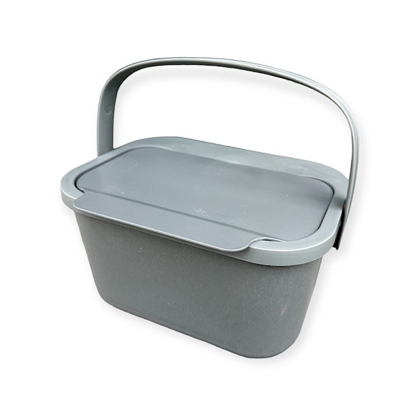 BINI mini pojemnik do segregacji odpadów grey/grey 4,5L