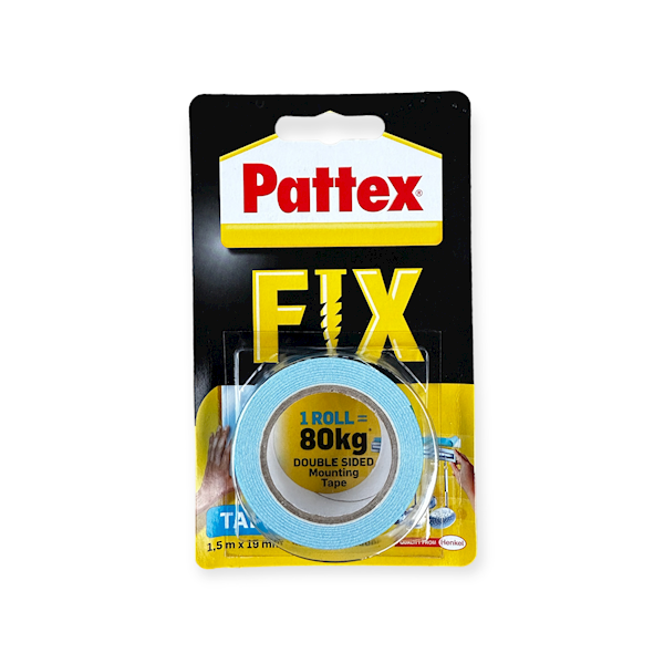 Taśma dwustronna PATTEX 80kg/1,5x19mm