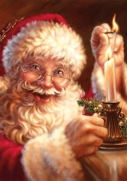 Bileciki na prezenty Mikołajki A'4