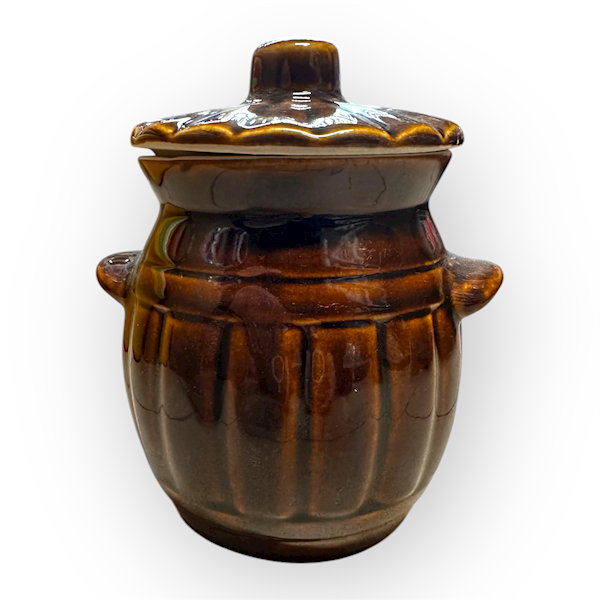 Garnek gliniany - beczka 1,2L