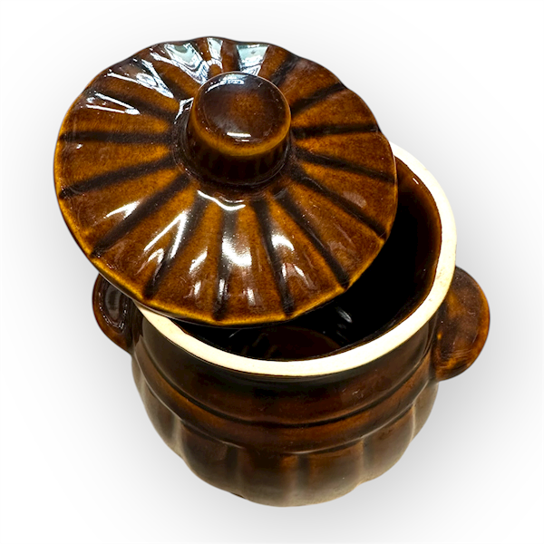 Garnek gliniany - beczka 1,2L