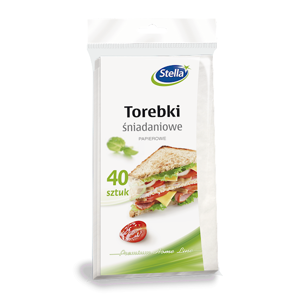 Torebki śniadaniowe papier/STELLA 40szt.