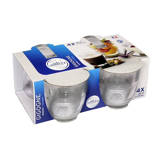 DX Szklanka GIGOGNE 220ml 4szt.