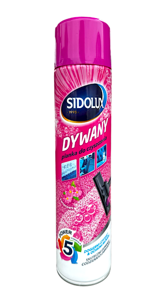 Sidolux Pianka do dywanów 600ml.