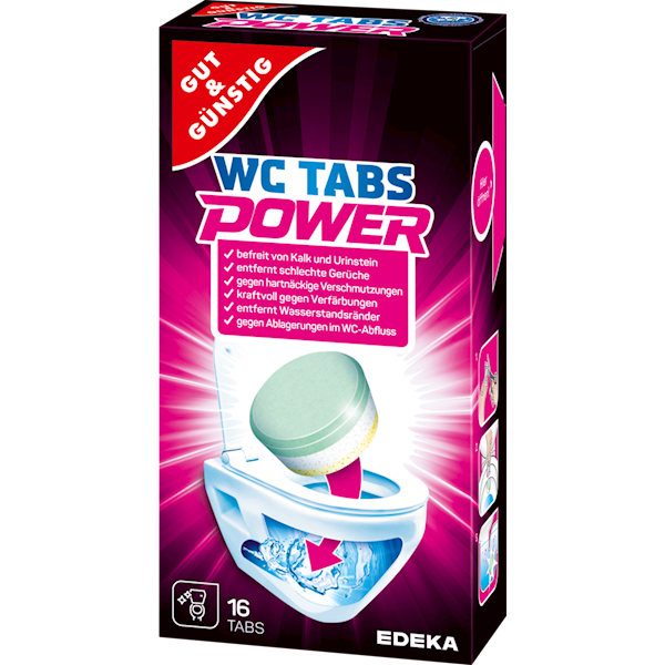 G&G tabletki do WC 16 szt.