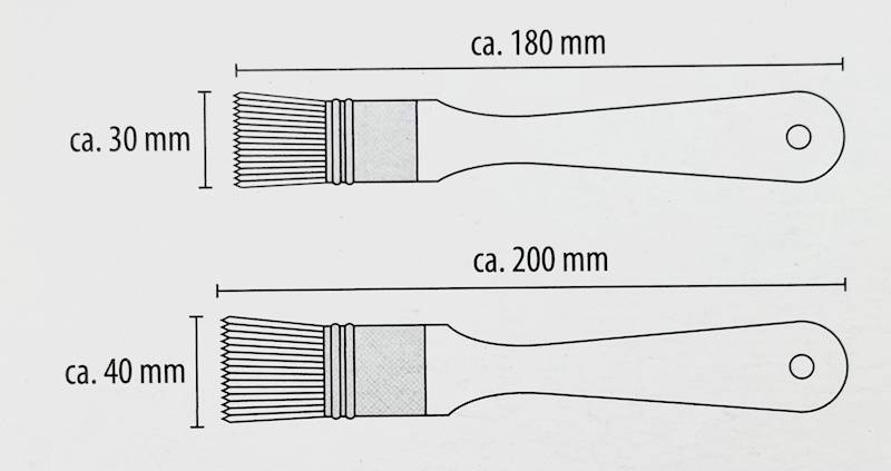 Pędzelek do ciasta 30mm Zenker A'2