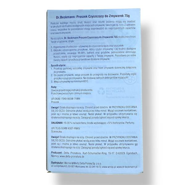 Dr.Beckmann Proszek do czysz. zmywarek 75g