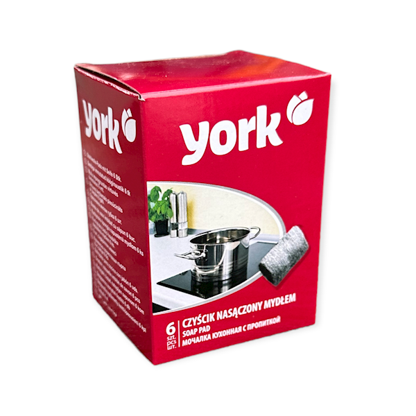 Myjka nasączona mydłem YORK