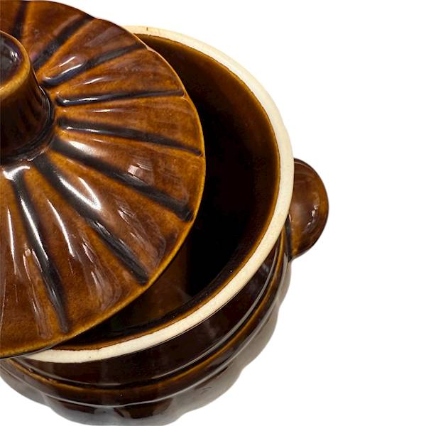 Garnek gliniany - beczka 2,7L