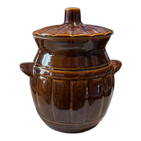 Garnek gliniany - beczka 2,7L