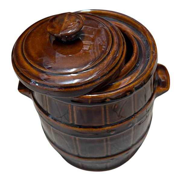 Garnek gliniany - beczka 3,0L