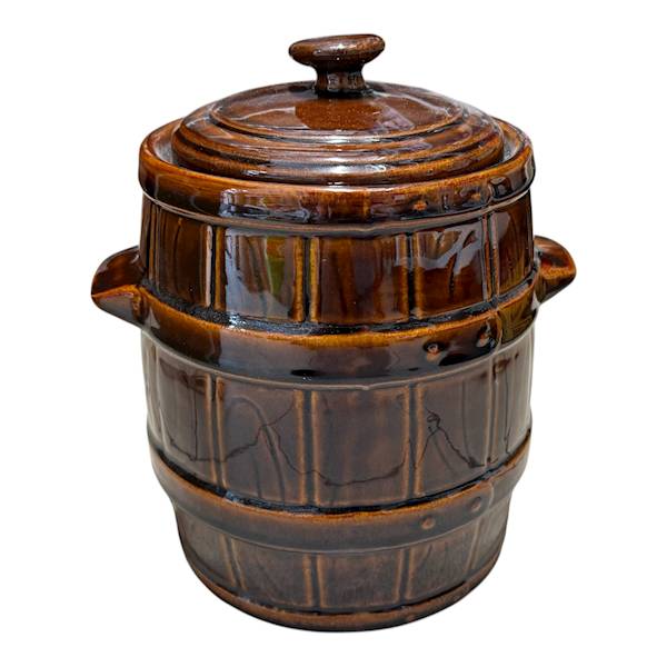 Garnek gliniany - beczka 3,0L