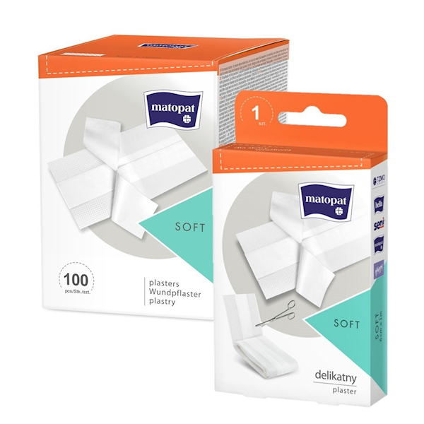 Plaster Matopad Soft 6cmx1m niejałowy