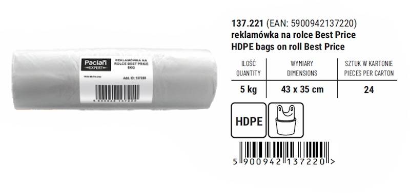 Reklamówka na rolce Akma