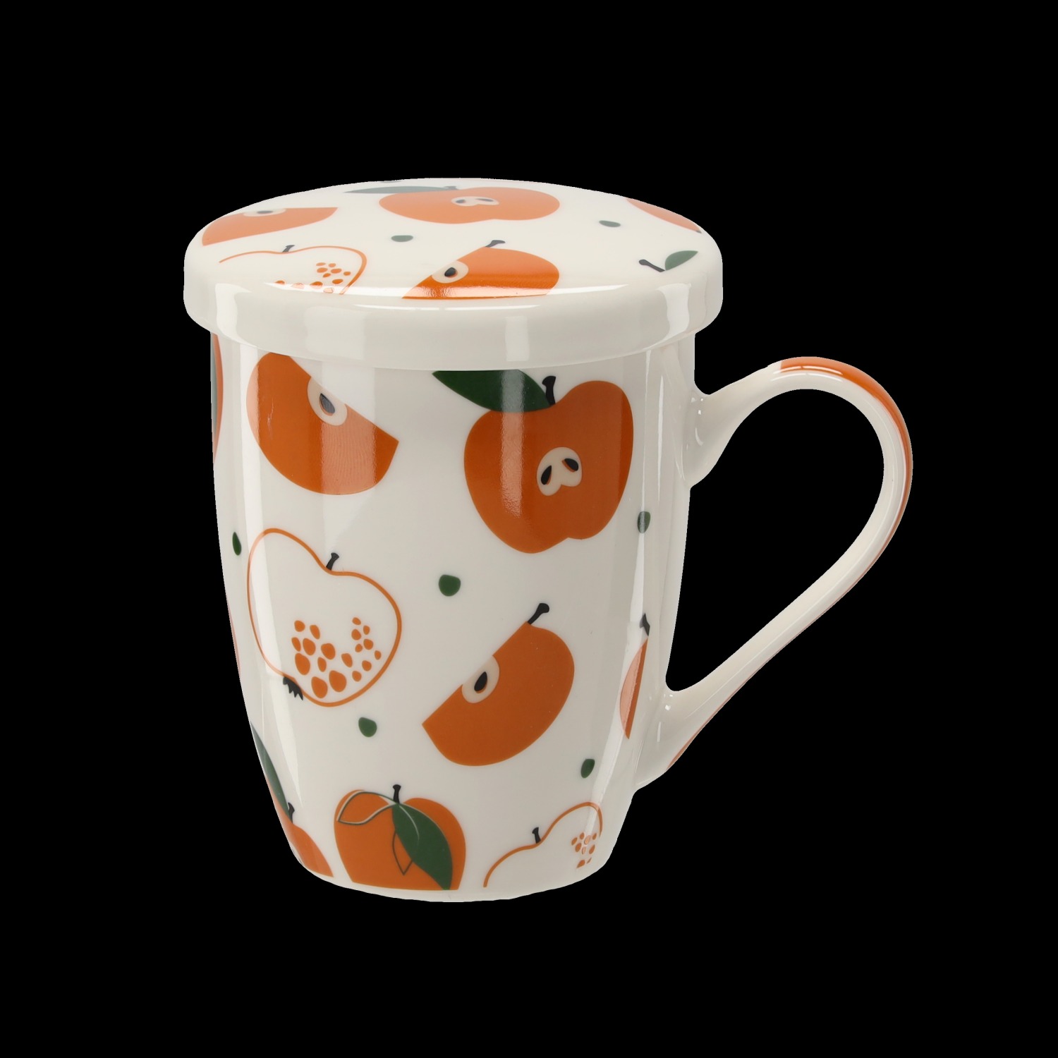 Kubek zaparzacz 340ml mix owoc/wzor.