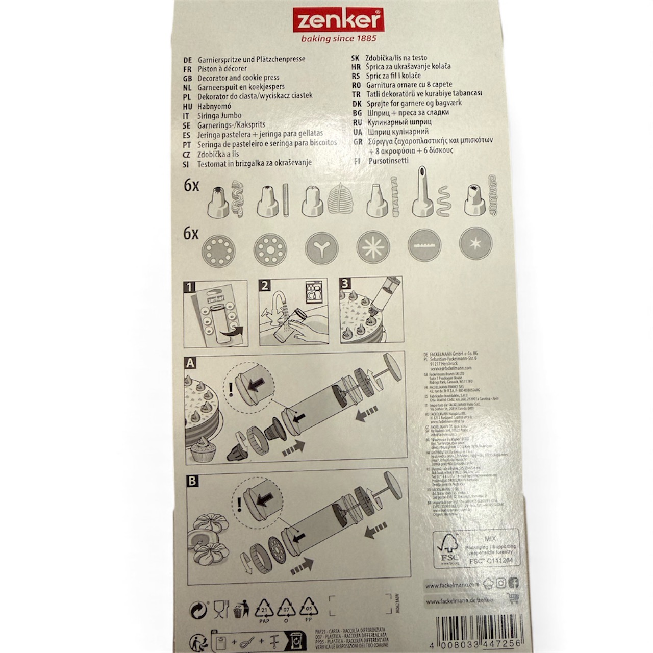 Dekorator do tortu - tłokowy FAC 47256