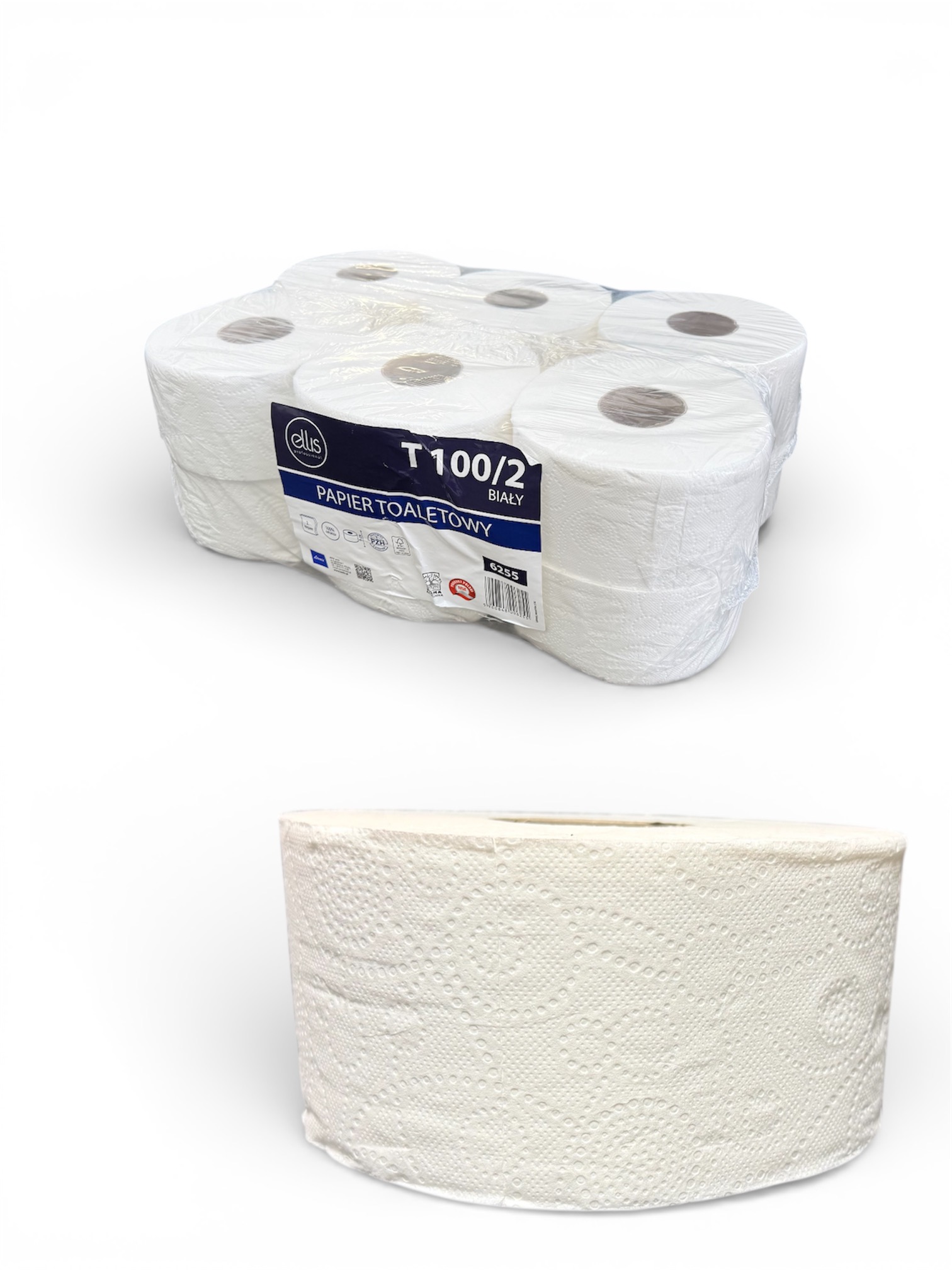 Papier toaletowy ELLIS/JUMBO biały 100/2 A'12