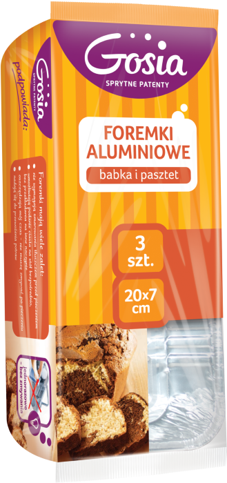 Forma ALU do pieczenia pasztetu Gosia A'3