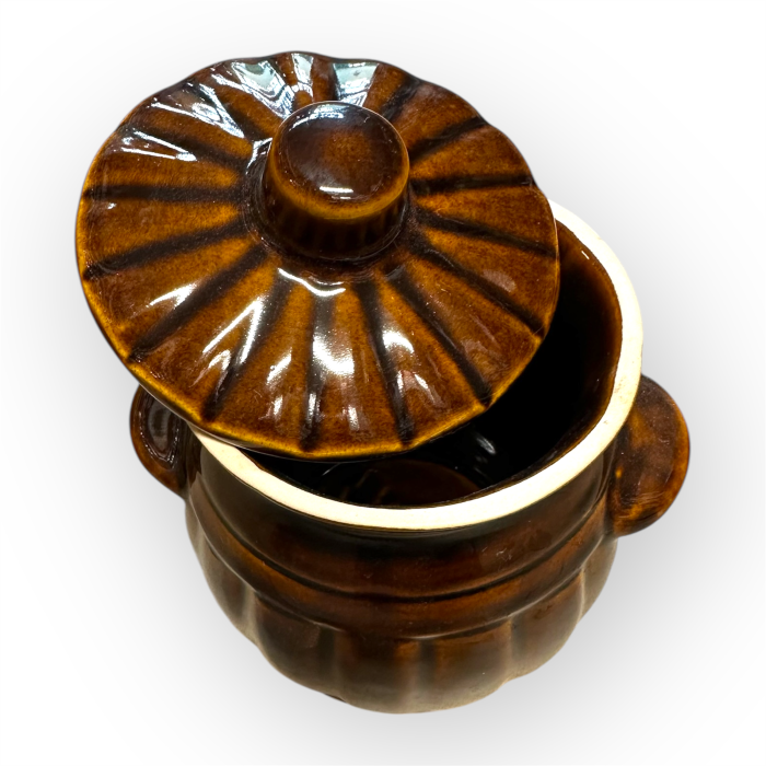 Garnek gliniany - beczka 1,2L