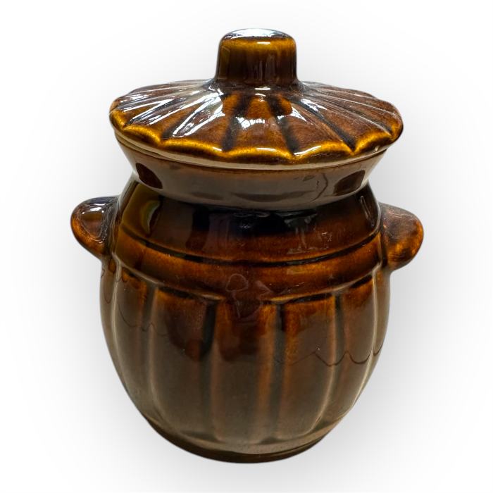 Garnek gliniany - beczka 1,2L