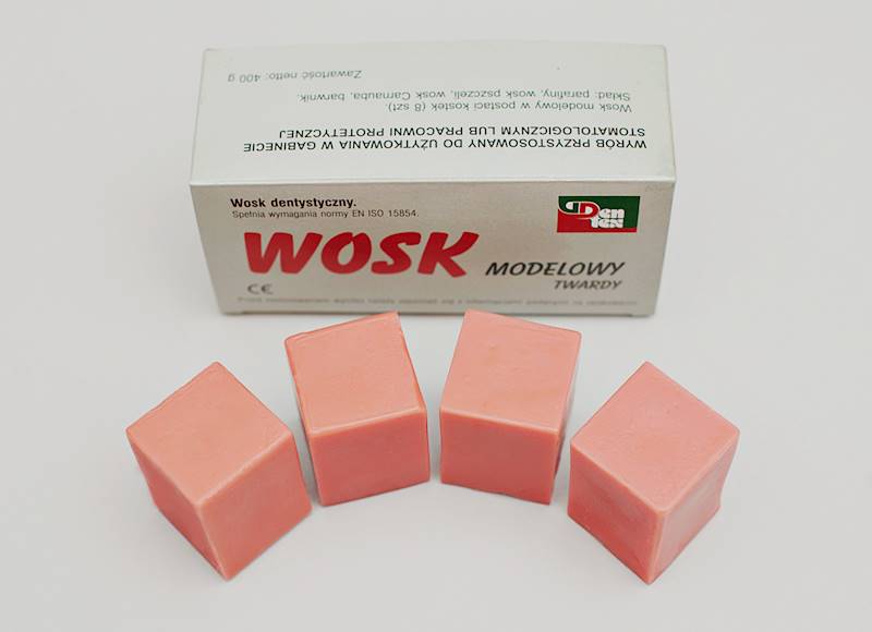 Wosk modelowy - kostki