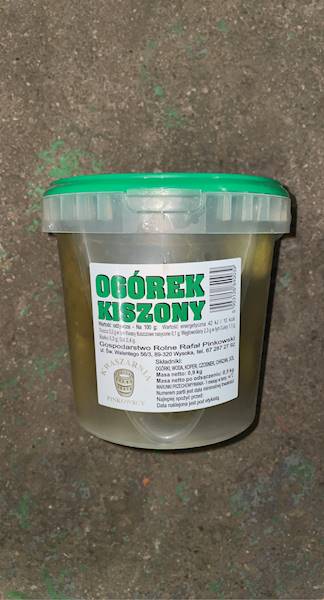 OGÓREK KISZONY WIADRO 0,5KG POCH. POLSKA