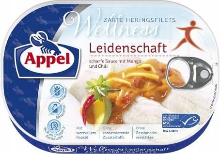 APPEL FILETY ŚLEDZIOWE W SOSIE MANGO I CHILI 200G 