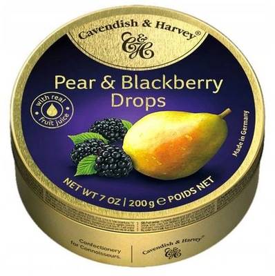 C&H LANDRYNY PEAR&BLACKBERRY DROPS 200G