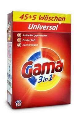 VIZIR/GAMA PROSZEK DO PRANIA UNIVERSALNY NA 50 PR 