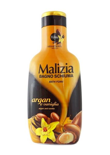 MALIZIA ARGAN I VALINIA- PŁYN DO KĄPIELI 1L