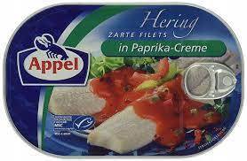 APPEL FILETY ŚLEDZIE W KREMIE PAPRYKOWYM 200G.
