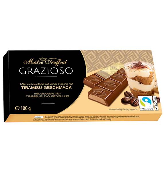GRAZIOSO CZEKOLADKI TIRAMISU 100G