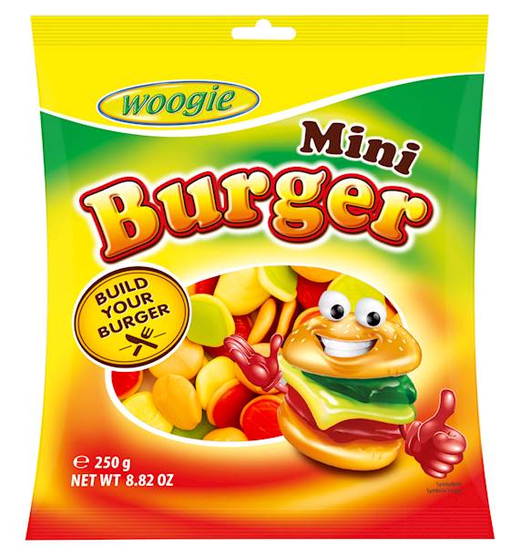 WOOGIE MINI BURGER ŻELKI 250G