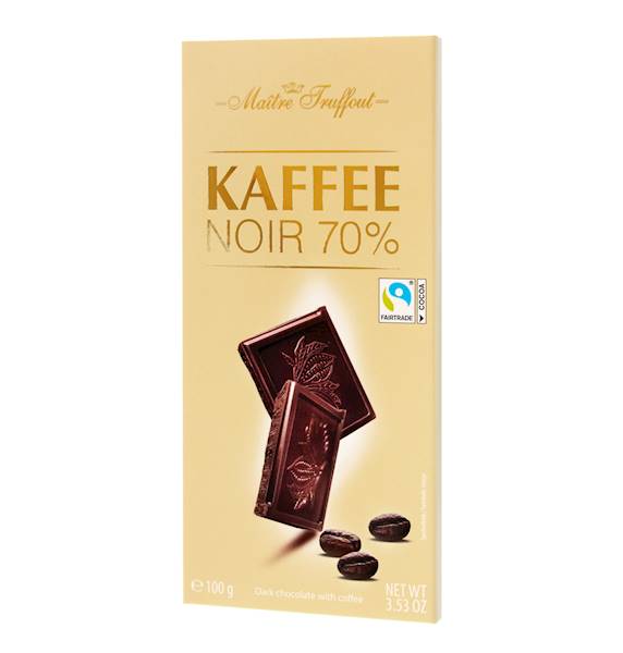 MAITRE CZEKOLADA GORZKA 70% Z KAWĄ 100G