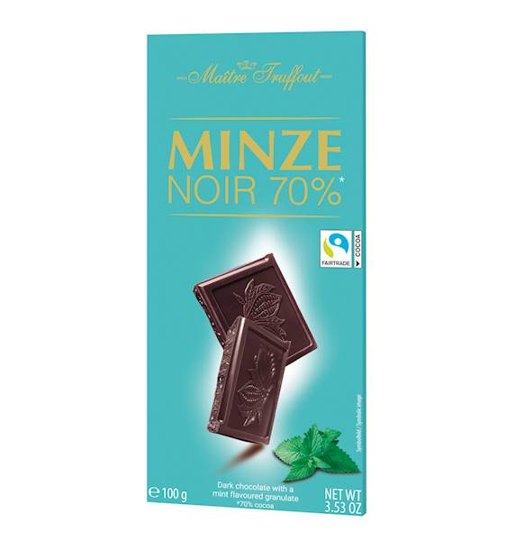 MAITRE CZEKOLADA GORZKA 70% Z MIĘTĄ 100G